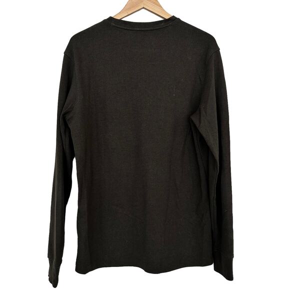 01 Algo Performance Lot of 2 Green Long Sleeve Thermal Shirt Sz LT - Picture 9 of 10